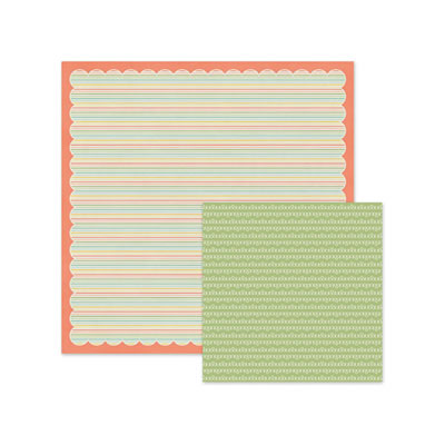 WeR Memory Keepers - Simply Spring - Rainbow 12x12 d/sided paper  (pack of 12)