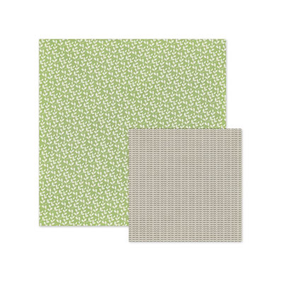 WeR Memory Keepers - Simply Spring - Sprouts 12x12 d/sided paper  (pack of 12)