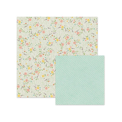 WeR Memory Keepers - Simply Spring - Blossoms 12x12 d/sided paper  (pack of 12)