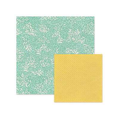 WeR Memory Keepers - Simply Spring - April Showers 12x12 d/sided paper  (pack of 12)