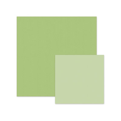 WeR Memory Keepers - Simply Spring - Textured Cardstock - Grass  (pack of 12)