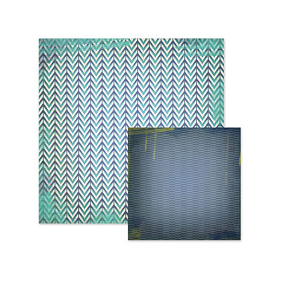 WeR Memory Keepers - Feelin' Groovy - Funky 12x12 d/sided paper  (pack of 12)