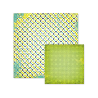 WeR Memory Keepers - Feelin' Groovy - Harmony 12x12 d/sided paper  (pack of 12)