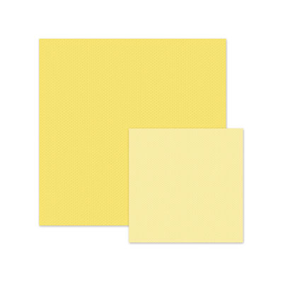 WeR Memory Keepers - Feelin' Groovy - Textured Cardstock - Yellow  (pack of 12)