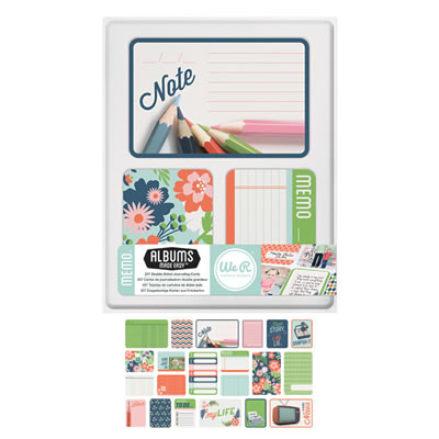 WeR Memory Keepers - Albums Made Easy - Memo - Journaling Cards 96/pk  (sold in 3's)