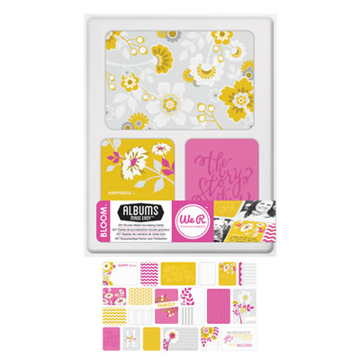 WeR Memory Keepers - Albums Made Easy - Bloom - Journaling Cards 96/pk  (sold in 3's)