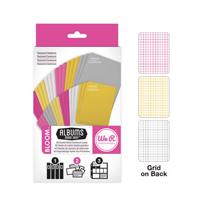 WeR Memory Keepers - Albums Made Easy - Bloom - Cardstock Cards 96/pk  (sold in 3's)