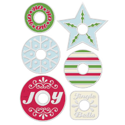 WeR Memory Keepers - Designer Gromlets Christmas  (sold in 3's)