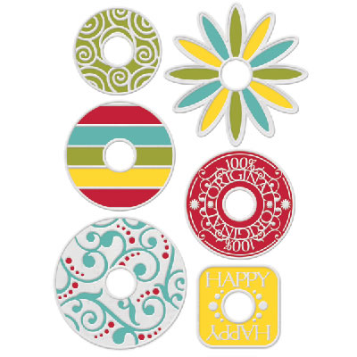 WeR Memory Keepers - Designer Gromlets Frenzy  (sold in 3's)