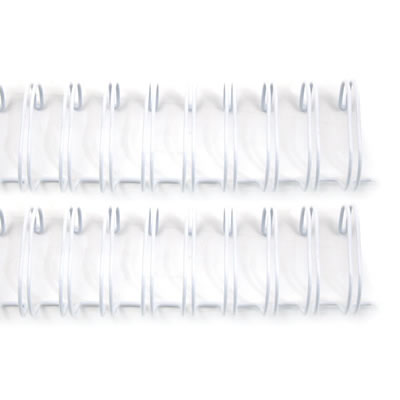 WeR Memory Keepers - The Cinch Wire Binders - White 1.00" 2/pk  (sold individually)
