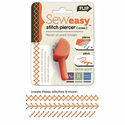 WeR Memory Keepers - Sew Easy Stitch Piercer - Cross  (sold in 3's)