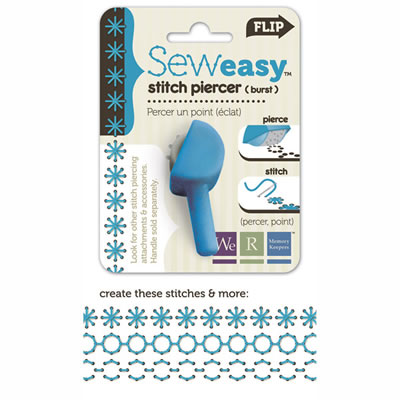 WeR Memory Keepers - Sew Easy Stitch Piercer - Burst  (sold in 3's)