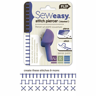 WeR Memory Keepers - Sew Easy Stitch Piercer - Blanket  (sold in 3's)