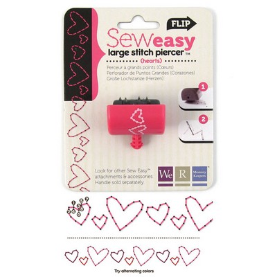 WeR Memory Keepers - Sew Easy Stitch Piercer - Hearts  (sold in 3's)