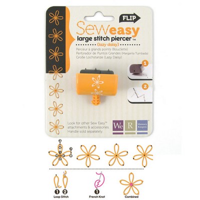 WeR Memory Keepers - Sew Easy Stitch Piercer - Lazy Daisy  (sold in 3's)