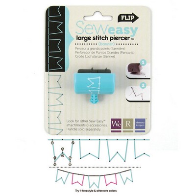 WeR Memory Keepers - Sew Easy Stitch Piercer - Banners  (sold in 3's)