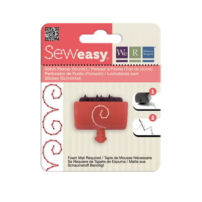 WeR Memory Keepers - Sew Easy - Flourish  (sold in 3's)