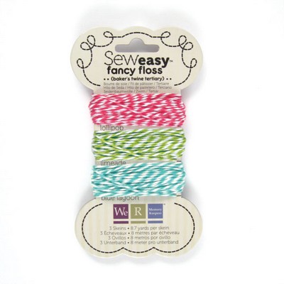 WeR Memory Keepers - Sew Easy Floss - Baker's Twine Tertiary  (sold in 3's)