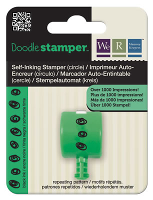 WeR Memory Keepers - Doodle Stamper - Circle  (sold in 3's)