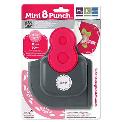 WeR Memory Keepers - Mini 8 Punch - Flower  (sold individually)
