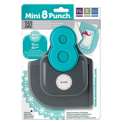 WeR Memory Keepers - Mini 8 Punch - Snowflake  (sold individually)