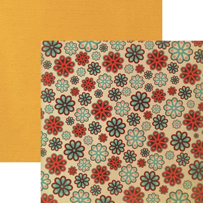 WeR Memory Keepers - Country Livin' - Flower Field 12x12 d/sided paper  (pack of 12)