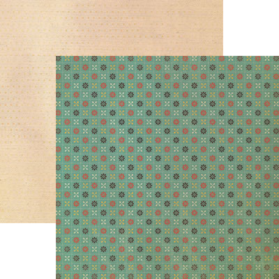 WeR Memory Keepers - Country Livin' - Sunday Dress 12x12 d/sided paper  (pack of 12)