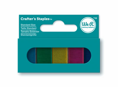 WeR Memory Keepers - Crafter's Stapler - Coloured Staples Refill  (sold in 4's)
