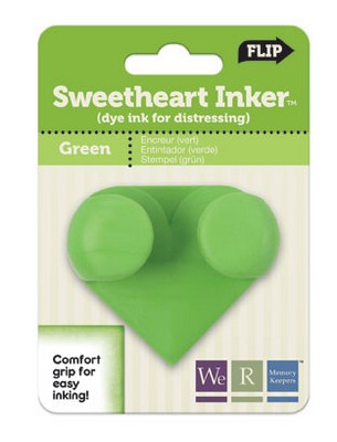 WeR Memory Keepers - Sweet Heart Inkerz - Green  (sold in 3's)