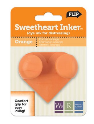 WeR Memory Keepers - Sweet Heart Inkerz - Orange  (sold in 3's)
