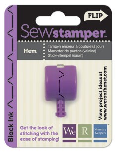 WeR Memory Keepers - Sew Stamper - Hem  (sold in 3's)