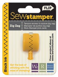 WeR Memory Keepers - Sew Stamper - Zig Zag  (sold in 3's)