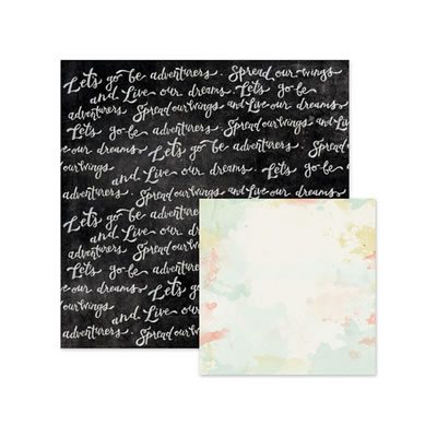We R Memory Keepers - Chalkboard - Sketchbook 12x12 d/sided paper (pack of 12)