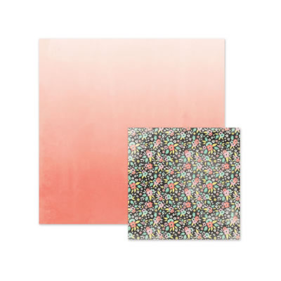 We R Memory Keepers - Chalkboard - Ombre 12x12 d/sided paper (pack of 12)