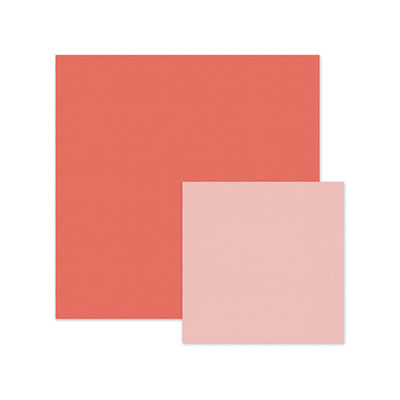 We R Memory Keepers - Chalkboard - Textured Cardstock - Coral (pack of 12)