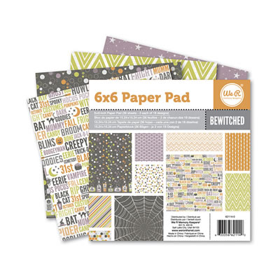 Bewitched - 6x6 Paper Pad  (sold in 3's)