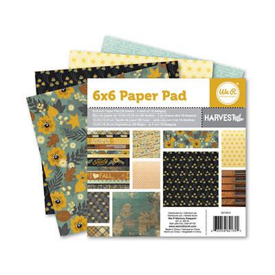 Harvest - 6x6 Paper Pad  (sold in 3's)