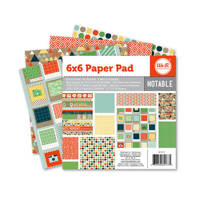 Notable - 6x6 Paper Pad  (sold in 3's)