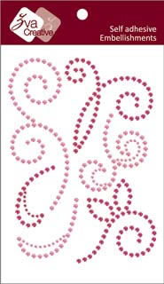 Zva Creative - Imagine - Rosy/Pink Crystal  (sold in 3's)