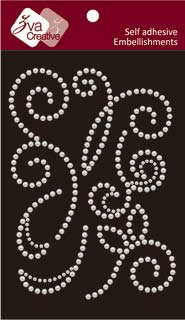 Zva Creative - Imagine - White Pearl  (sold in 3's)