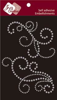 Zva Creative - Imposing - Clear Crystal  (sold in 3's)