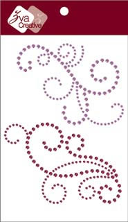 Zva Creative - Imposing - Lavender/Grape Crystal  (sold in 3's)