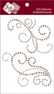 Zva Creative - Imposing - Taupe/Chocolate Pearl  (sold in 3's)