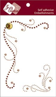 Zva Creative - Flickering - Champagne/Chocolate Crystal  (sold in 3's)