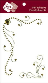 Zva Creative - Flickering - Lime/Olive Crystal  (sold in 3's)