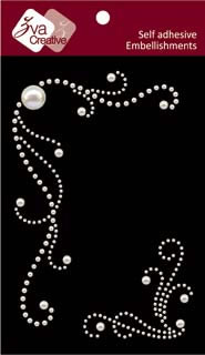 Zva Creative - Flickering - White Pearl  (sold in 3's)