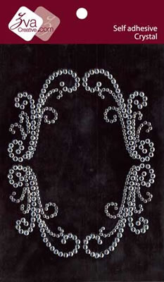Zva Creative - Frame Flourishes - Clear  (sold in 3's)