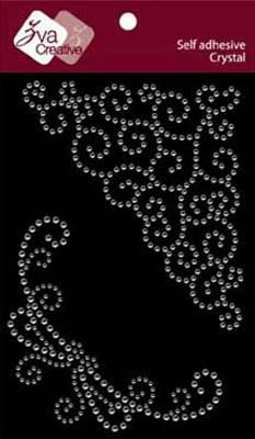 Zva Creative - Magnificent Flourishes - Clear  (sold in 3's)