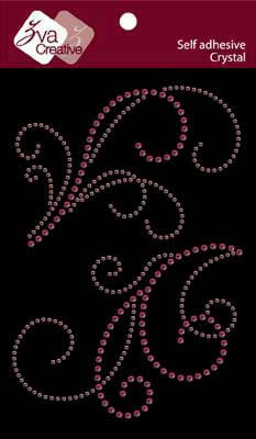 PREORDER Double Flourishes C - Pink/Rose  (sold in 3's)