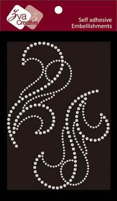 Zva Creative - Flourishes  White Pearl  PREORDER (sold in 3's)